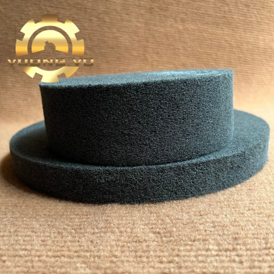 Bánh nỉ xám đánh bóng-bánh nỉ đánh bóng inox kích thước 200x25x16mm-200x50x16mm #240 (Gía đã bao gồm VAT)