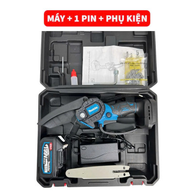 Bộ Máy Cưa Pin Cầm Tay Siêu Khỏe Cắt Cây, Tỉa Cành Hiệu Quả Vượt Trội