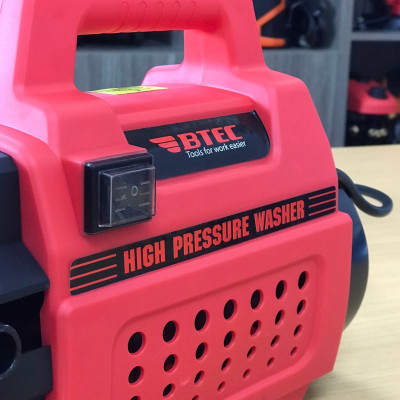 Máy xịt rửa xe áp lực cao 2800W BTEC BT2800S ( rotor 100% dây đồng, siêu bền )- Hàng chính hãng