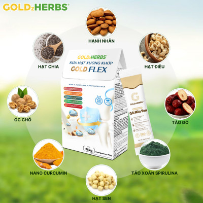 Sữa thực vật xương khớp Gold Flex – 14 gói/ 500g
