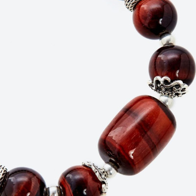 Vòng tay đá thiên nhiên phối lu thống size hạt 8mm - Ngọc Quý Gemstones