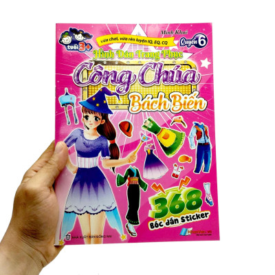 368 Bóc Dán Sticker - Hình Dán Trang Phục Công Chúa - Quyển 6 - Bách Biến