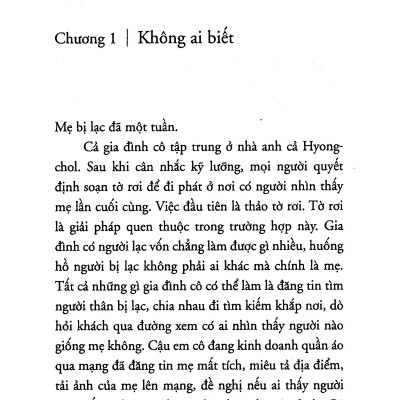 Hãy Chăm Sóc Mẹ - Shin Kyung-Sook