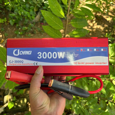 Kích Điện Inverter 12V Lên 220v - 3000W Sóng Sin – Loại Xịn Cao Cấp Siêu Bền , đèn trang trí