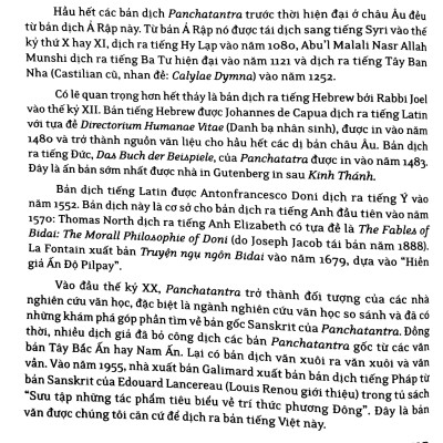 Panchatantra - Thuật Xử Thế Ấn Độ