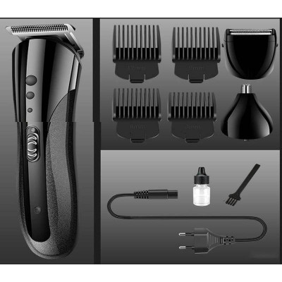 Tông Đơ Cắt Tóc, Cạo Râu, Tỉa Lông Mũi Kemei Km-1407 Cao Cấp