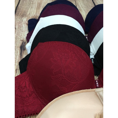 Áo lót nữ lưới cài trước Lady 596 — Mút siêu dày nâng đẩy, lưng rộng ôm sát