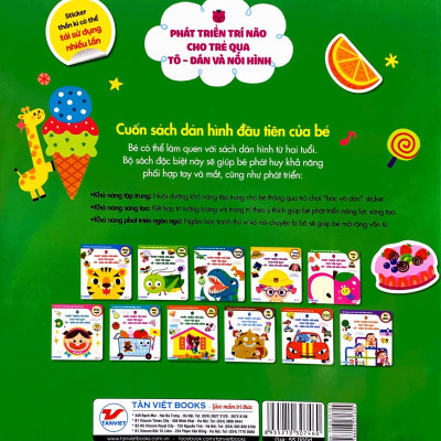 Phát Triển Trí Não Cho Trẻ Qua Tô-Dán Và Nối Hình - Món Ăn