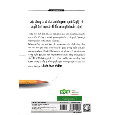 Sách - Tư Duy Nhanh Và Chậm
