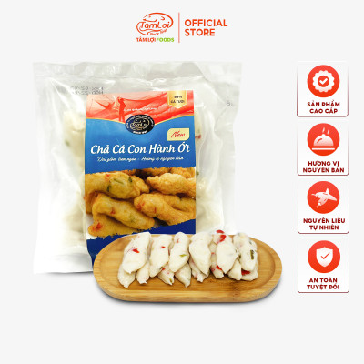 Combo Cá viên 500 gram + Chả cá con hành ớt 500 gram Tâm Lợi, loại cao cấp - Giao nhanh trong 3H