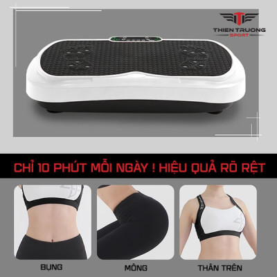 Máy rung toàn thân mini TS21927 - 99 cấp độ rung, kèm dây kéo tập tay, công suất 200W, nhỏ gọn dễ sử dụng