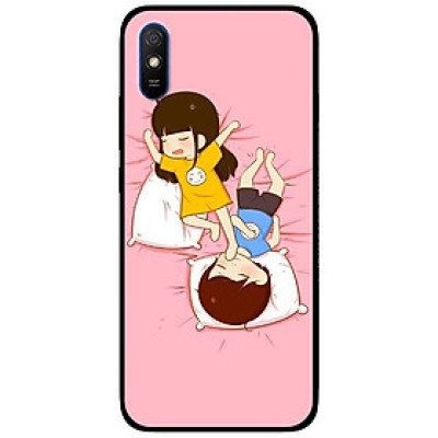 Ốp lưng dành cho Xiaomi Redmi 9A mẫu Couple Ngủ