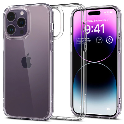 Ốp Lưng Siêu Mỏng Trong Suốt Spigen Dành Cho iPhone 14 PRO MAX / 14 PRO / 14 PLUS / 14 AIRSKIN HYBRID CRYSTAL CLEAR_ Hàng chính hãng