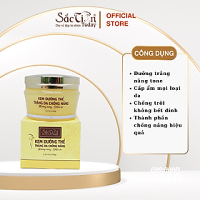 Kem dưỡng thể trắng da chống nắng 100g Sắc Tiên Today