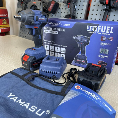 MÁY SIẾT ỐC ĐỘNG LỰC PIN 21V 330N YMS-M330BL YAMASU ( 2PIN+1 SẠC) - HÀNG CHÍNH HÃNG