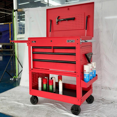 Tủ dụng cụ CSPS 84cm - 04 hộc kéo màu đỏ