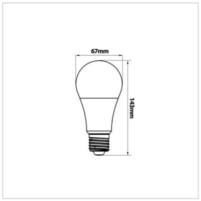 BÓNG ĐÈN LUMAX#ECOBULB-1850LM/830/19W/E27/ECO - TIẾT KIỆM NĂNG LƯỢNG - XX THÁI LAN - TUỔI THỌ 15000 GIỜ