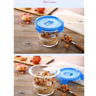 Hộp đựng thực phẩm thủy tinh Luminarc Purebox 75/84cl - J4711/J4712 dùng vi sóng, nắp đậy kín