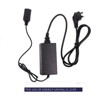 Bộ đổi 220V sang 12V, chuyển đổi nguồn điện máy hút bụi ô tô tặng kèm chấu 3 chân sang 2 chân