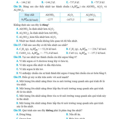 Bài Tập Bổ Trợ Nâng Cao Kỹ Năng Hóa Học Lớp 10 - Tập 2