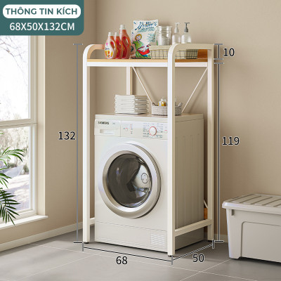 Kệ máy giặt thông minh khung thép chống ghỉ phủ sơn tĩnh điện thương hiệu IGA - GM115