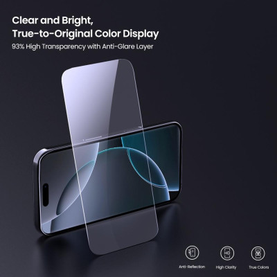 Kính cường lực cho iPhone 17 Pro Max / 17 Pro / 17 Air / 17 / 16 Pro Max - 16 Pro - 16 Plus NILLKIN H+PRO 0.2mm - kèm kit hổ trợ dán - Hàng chính hãng