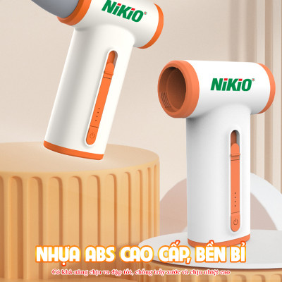 Máy thổi bụi cầm tay, máy thổi phản lực mini Nikio ST-805B - Thổi lá cây, thổi nước cực mạnh