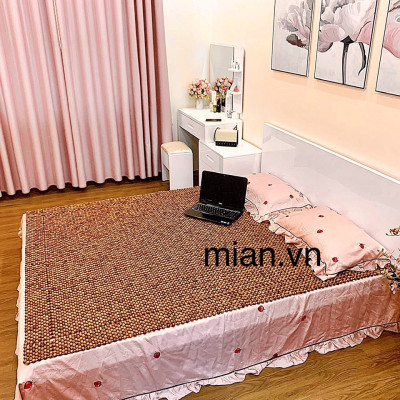 Chiếu Hạt Gỗ Hương Mộc Cao Cấp - Kích Thước 1,2mx1,9m ( video , hình thật ) 