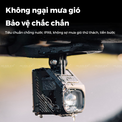 Đèn Xe Đạp Cao Cấp CBL-1000 lumens, dung lượng 1800 mAh Magic Shine , kèm giá đỡ và remote kèm theo (đủ phụ kiện) - Mai Lee