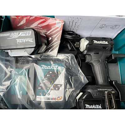 MÁY VẶN VÍT PIN 18V 180N.M MAKITA DTD171TJB (01 ĐẾ SẠC NHANH 02 PIN 5.0AH THÙNG MAKPAC) - HÀNG CHÍNH HÃNG