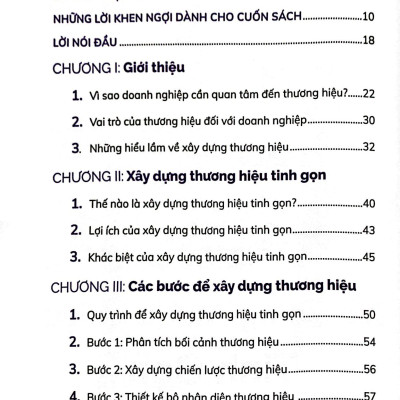 Xây Dựng Thương Hiệu Tinh Gọn