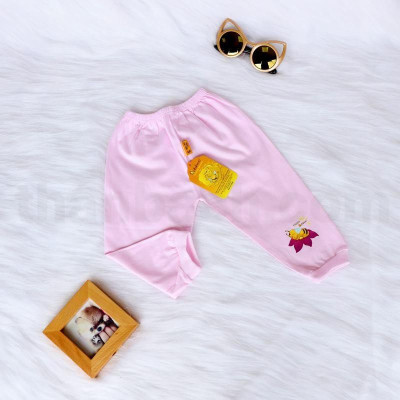 Bộ cotton màu dài cài nút vai BABIBOO - BBC33