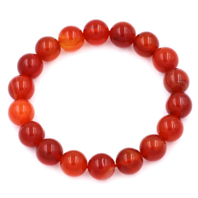 [Mệnh Hỏa, Thổ] Vòng Tay Chuỗi Hạt Mã Não Cam 8 Ly - Vòng Size Nhỏ