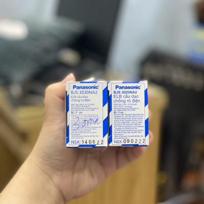 Cầu dao chống giật Panasonic BJS-3030NA2 dòng rò 15mA-30mA dòng tải 30A (CB cóc) - Hàng chính hãng