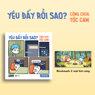 Sách - Yêu Đấy Rồi Sao? - Công Chúa Tóc Cam - Tặng Kèm Bookmark 2 Mặt Bồi Cứng