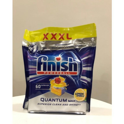 Viên rửa bát chén Finish Quantum  60 viên (Nk Đức )
