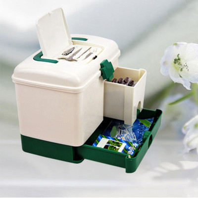 Hộp Thuốc Y Tế Gia Đình-Tủ Thuốc 3 Tầng