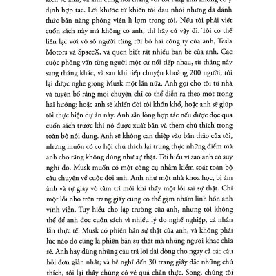 Elon Musk - Tesla, Spacex Và Sứ Mệnh Tìm Kiếm Một Tương Lai Ngoài Sức Tưởng Tượng - Bìa Cứng (Tái Bản 2023)