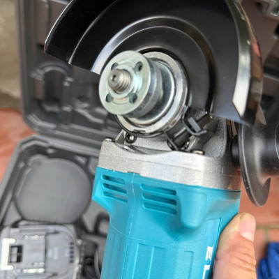 Máy mài pin ,Máy mài góc, Máy Cắt pin ELEX đùng Pin 10cell Boshun Động cơ không chổi than siêu bền, Có điều chỉnh tốc độ 