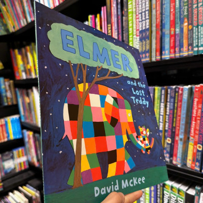 Sách - Elmer and the Lost Teddy - Sách ngoại văn, sách thiếu nhi tiếng Anh, bìa mềm, nhập khẩu UK