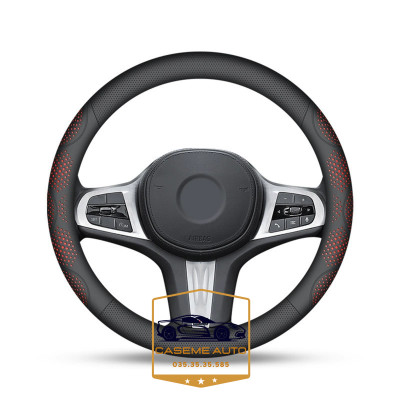 Bọc Vô Lăng Ô Tô 3D Da Nappa Cao Cấp Siêu Mỏng - Thiết Kế Lỗ Thoát Khí, Chống Trơn Trượt - Hàng Chính Hãng