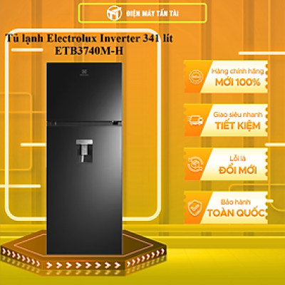 Tủ Lạnh Electrolux Inverter 341 Lít ETB3740M-H Hàng Chính Hãng Giao HCM