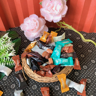 Kẹo Cà Phê Coffee Candy Đài Loan Không Đường Túi 250g