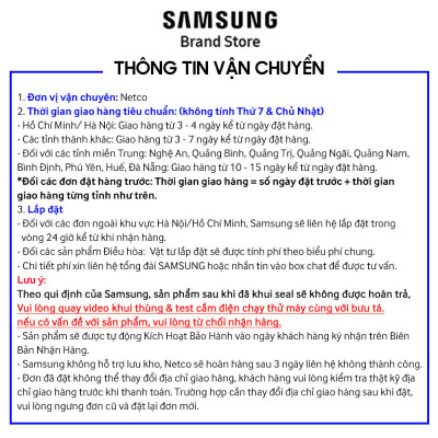 [MIỄN PHÍ VẬN CHUYỂN] Điều Hòa Samsung Inverter WindFree 12,000 BTU/h AR13CYHAAWKNSV - Hàng chính hãng