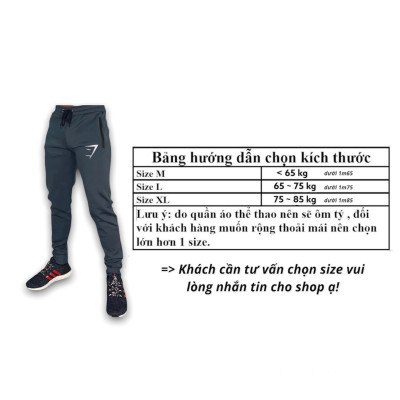 Quần dài tập gym nam DO GYM SHOP logo thêu, thun co giãn 4 chiều thoáng mát