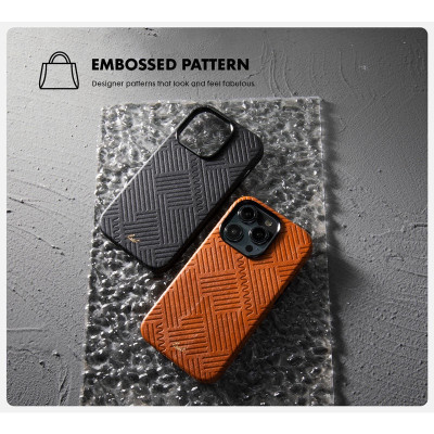 Ốp LAUT Motif Dành Cho iPhone 14 Pro/ 14 Pro Max Khung TPU Dễ Tháo Lắp Phủ Da Thuần Chay PU Êm Ái Sang Bền Chống Sốc 3m Hàng Chính Hãng