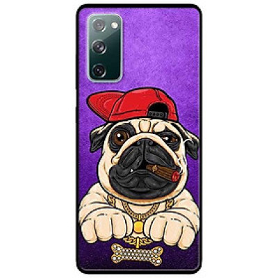 Ốp lưng dành cho Samsung A90 - Samsung S20 FE mẫu Pulldog Hiphop Nền Tím