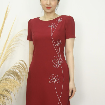 Đầm công sở TIFALU dáng suông trẻ trung 