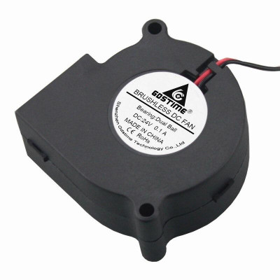 1 Pieces Gdstime 14V Ball Bearing Blower Fan 60mm x 18mm Turbo DC Cooling Fan 60x18mm 6018 exhaust fan centrifugal blower 14V