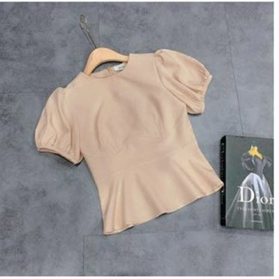 ÁO CỔ TRÒN PEPLUM